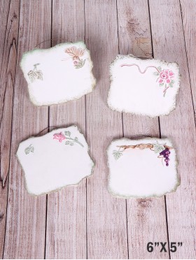 Floral Picture Frame Set (4pcs)